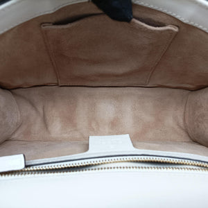 Pre-owned Gucci Sylvie White Leather 421882 shoulderbag | stylenewstar