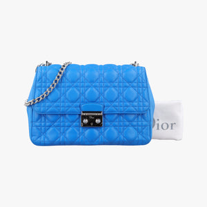 Secondhand Christian Dior Miss Dior Canage Blue lambskin  shoulderbag | stylenewstar