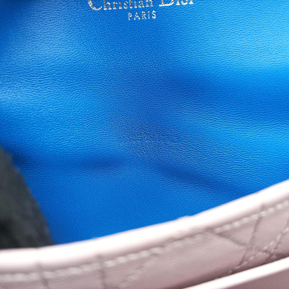 Secondhand Christian Dior Miss Dior Canage Blue lambskin  shoulderbag | stylenewstar