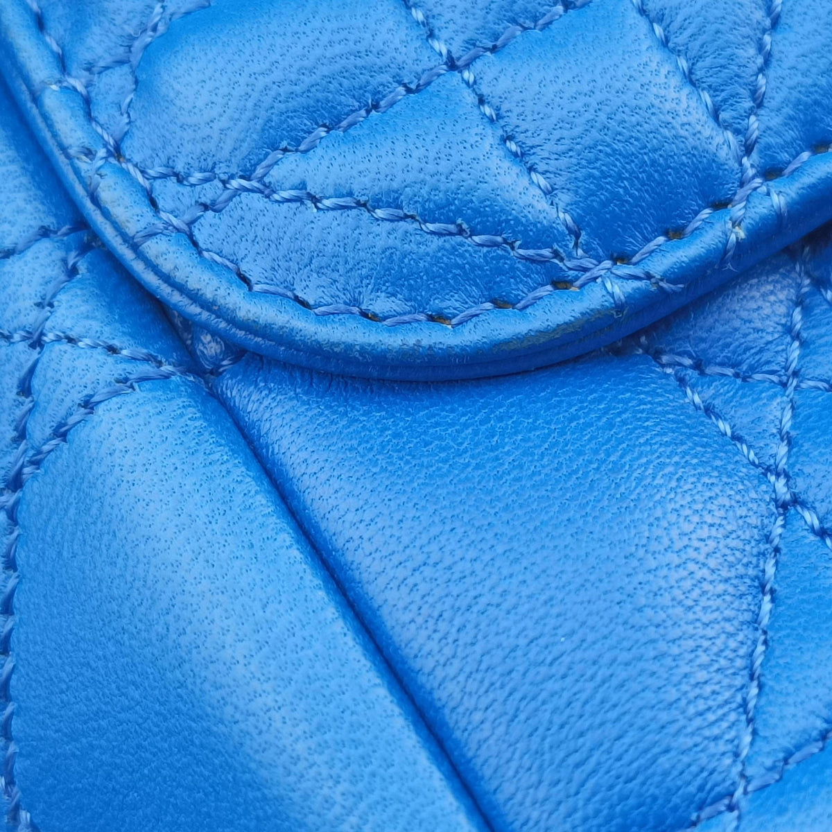 Secondhand Christian Dior Miss Dior Canage Blue lambskin  shoulderbag | stylenewstar