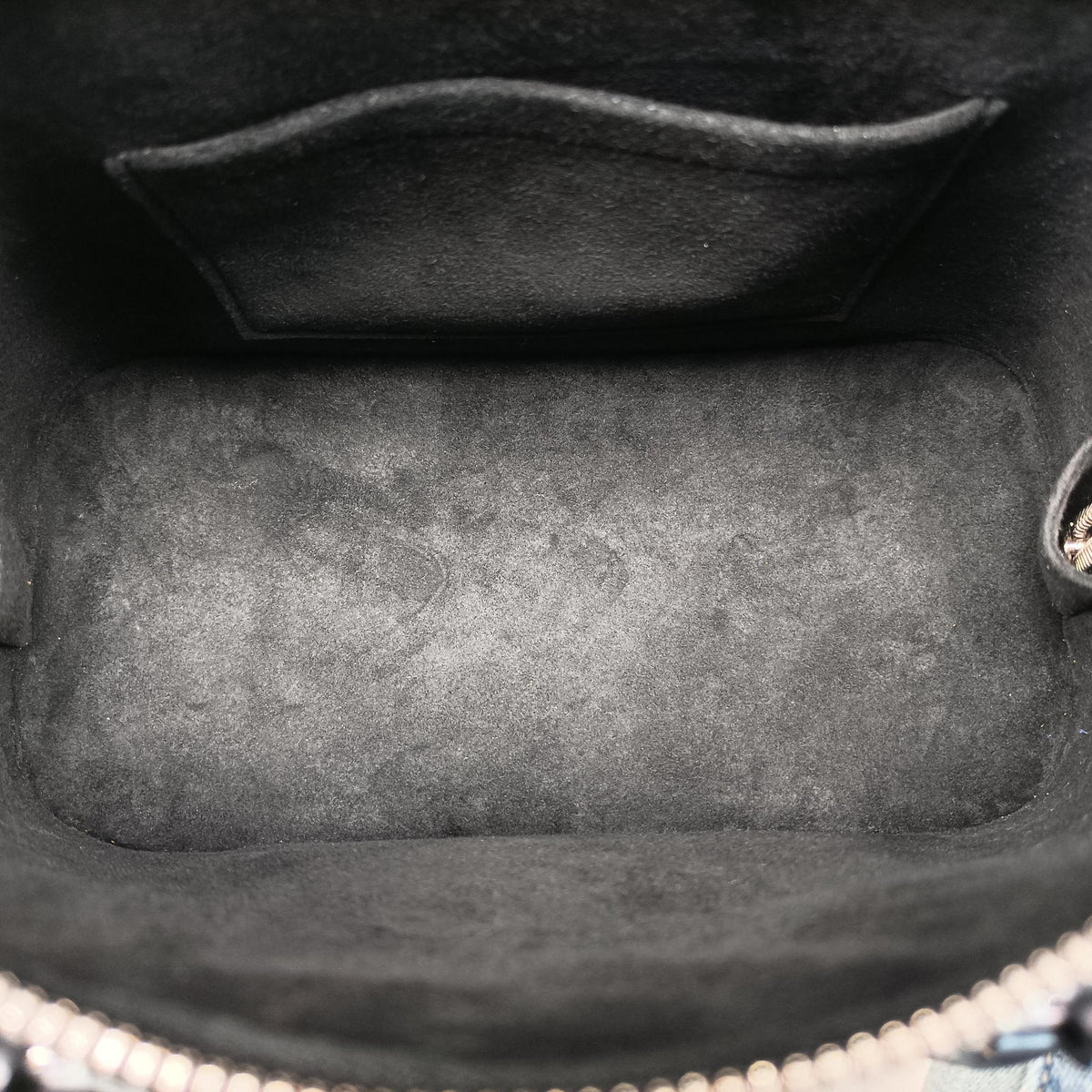 Pre-owned Louis Vuitton Alma BB DENIM BLEU×black Epi M41437 handbag | stylenewstar
