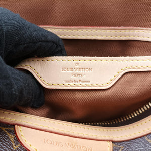 Pre-owned Louis Vuitton PALERMO GM brown Monogram Canvas M40146 shoulderbag | stylenewstar