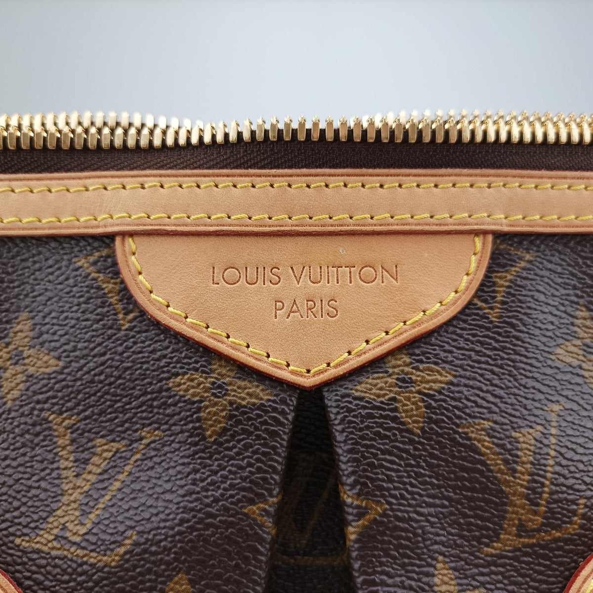 Pre-owned Louis Vuitton PALERMO GM brown Monogram Canvas M40146 shoulderbag | stylenewstar