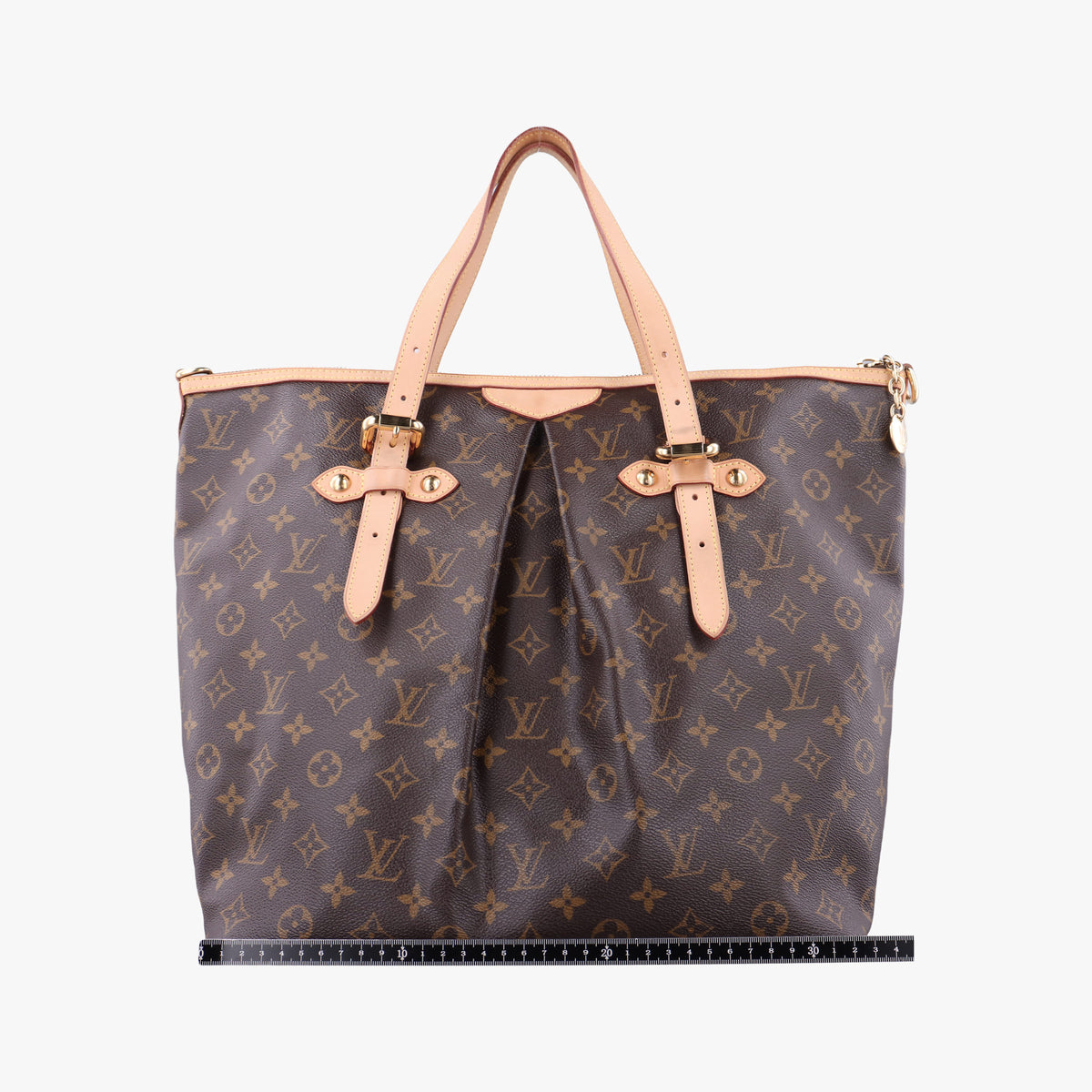 Pre-owned Louis Vuitton PALERMO GM brown Monogram Canvas M40146 shoulderbag | stylenewstar