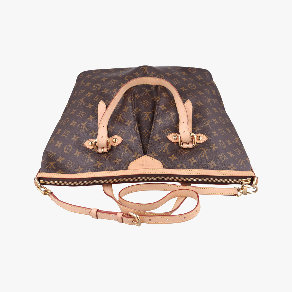 Pre-owned Louis Vuitton PALERMO GM brown Monogram Canvas M40146 shoulderbag | stylenewstar