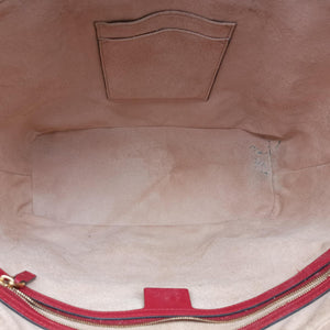 Pre-owned Gucci GG Blooms beige×Red×Multicolour PVC coated canvas 546315 handbag | stylenewstar