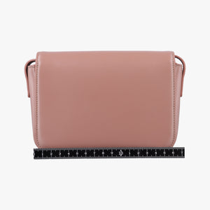Pre-owned Celine Teen Triomphe Pink Leather 188423BF4 shoulderbag | stylenewstar
