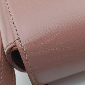 Pre-owned Celine Teen Triomphe Pink Leather 188423BF4 shoulderbag | stylenewstar