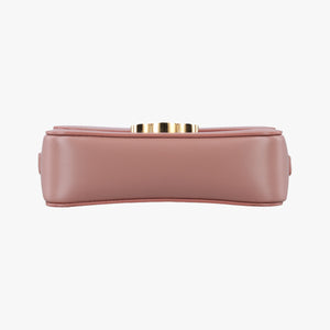 Pre-owned Celine Teen Triomphe Pink Leather 188423BF4 shoulderbag | stylenewstar