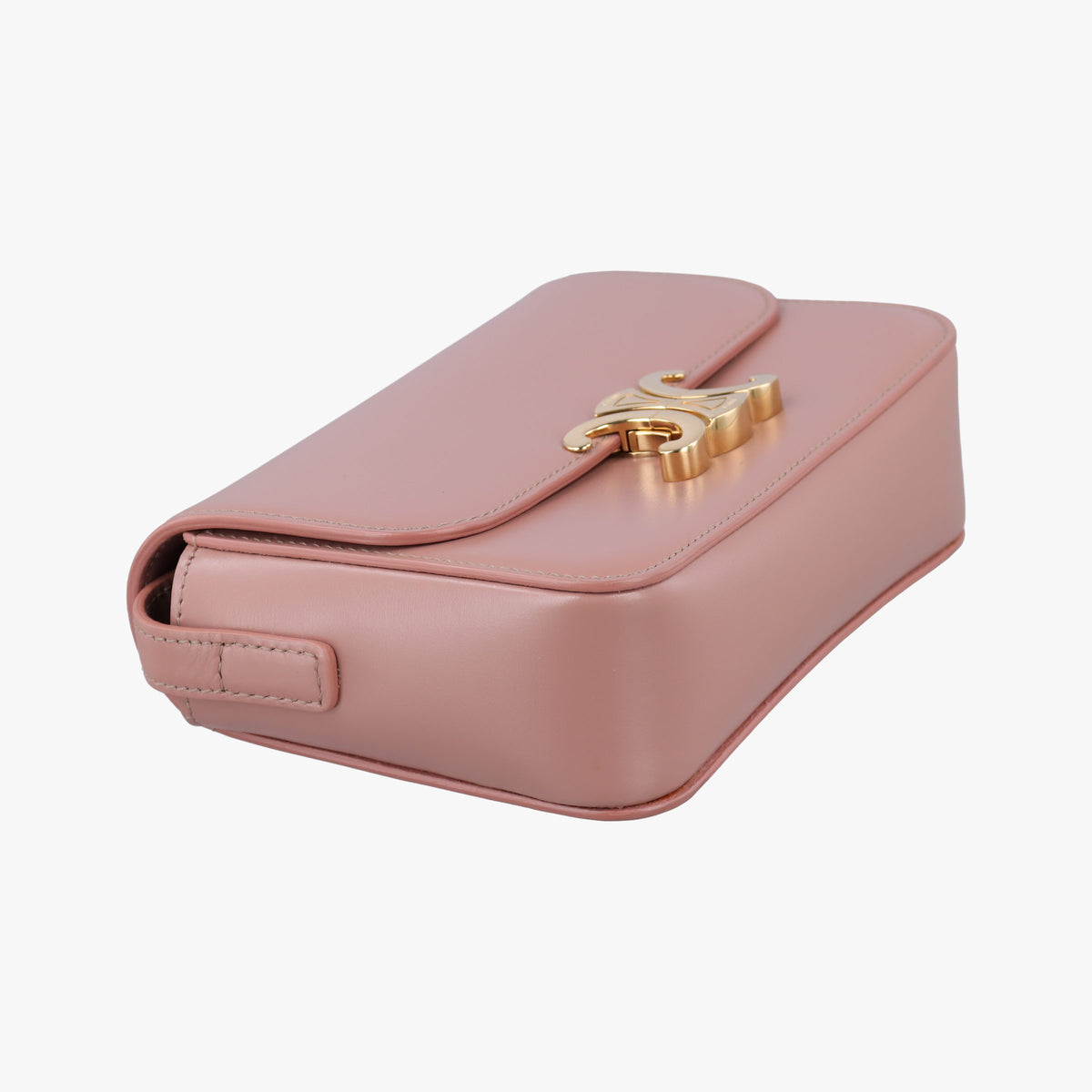 Pre-owned Celine Teen Triomphe Pink Leather 188423BF4 shoulderbag | stylenewstar