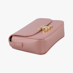Pre-owned Celine Teen Triomphe Pink Leather 188423BF4 shoulderbag | stylenewstar