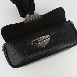 Pre-owned Louis Vuitton Pochette Montaigne Noir Epi M59292 shoulderbag | stylenewstar