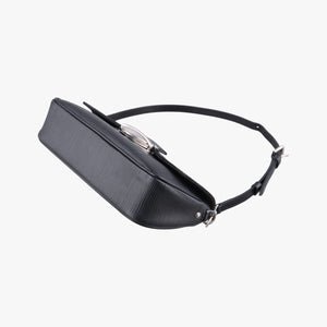 Pre-owned Louis Vuitton Pochette Montaigne Noir Epi M59292 shoulderbag | stylenewstar