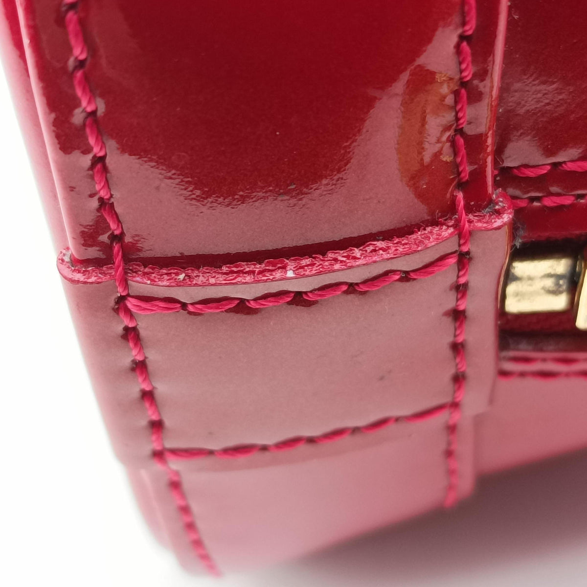 Vintage Louis Vuitton Alma BB pomme d'amour Vernis M90174 shoulderbag | stylenewstar