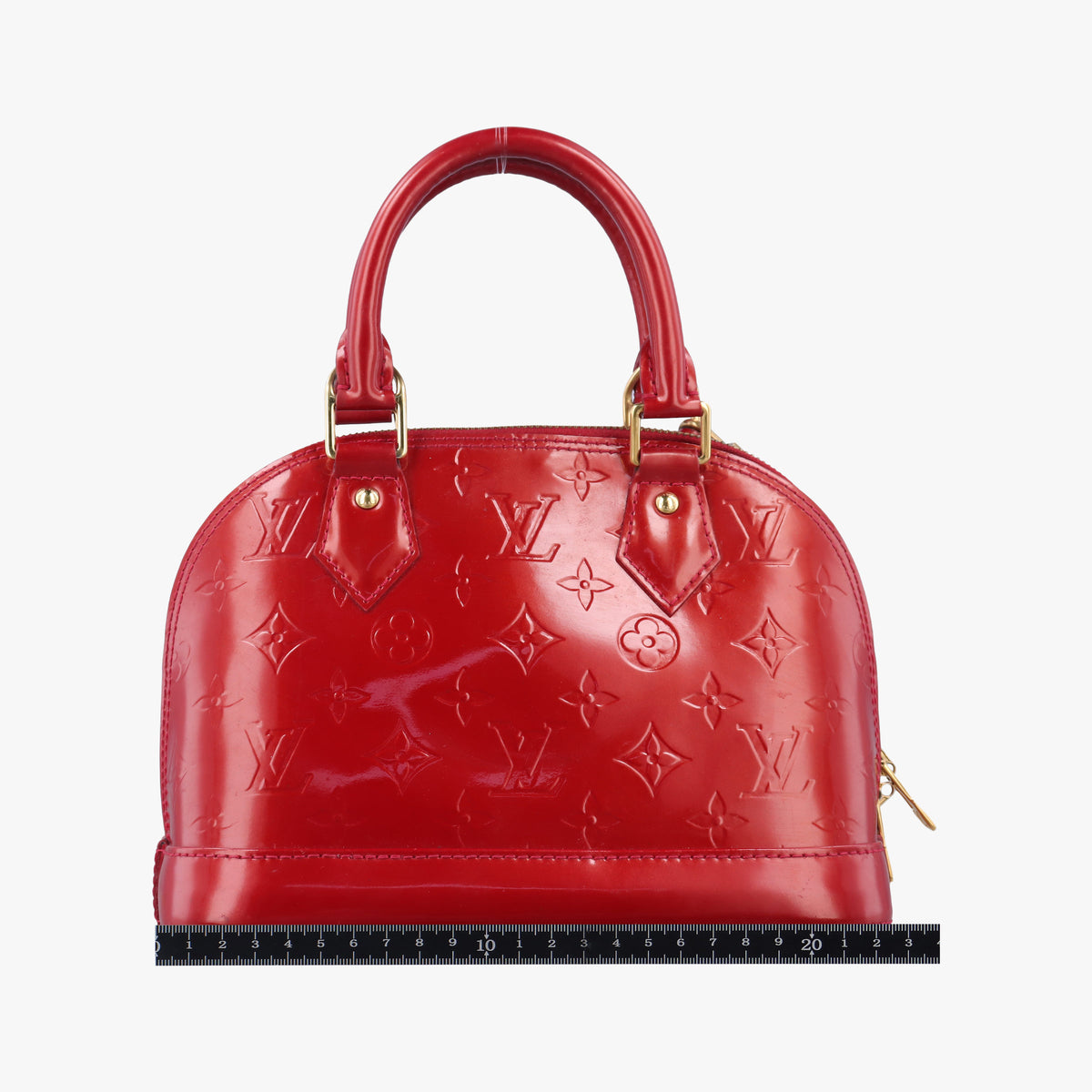 Vintage Louis Vuitton Alma BB pomme d'amour Vernis M90174 shoulderbag | stylenewstar