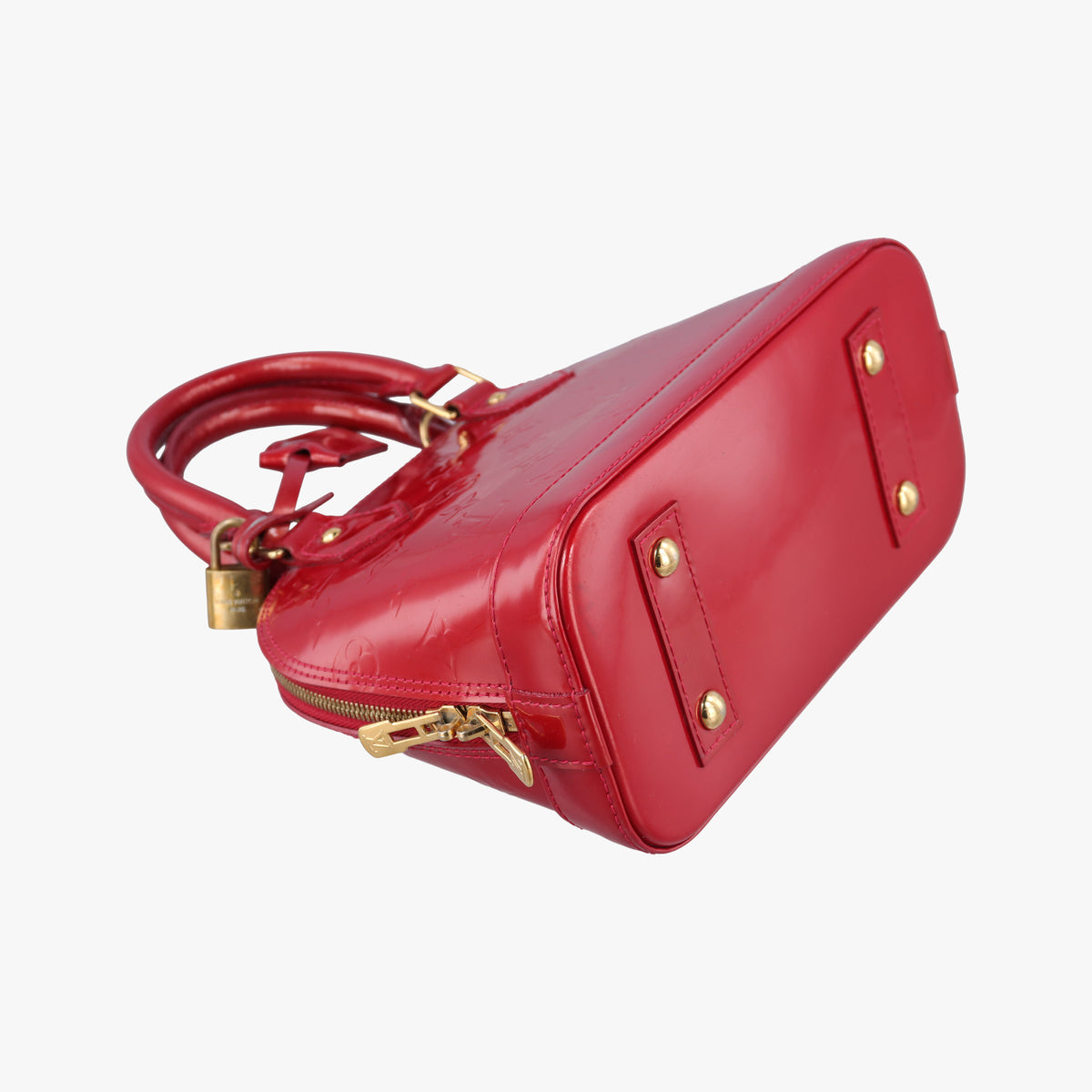 Vintage Louis Vuitton Alma BB pomme d'amour Vernis M90174 shoulderbag | stylenewstar