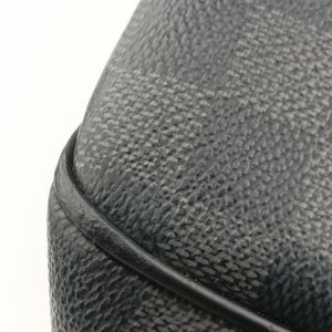 Pre-owned Louis Vuitton Tadao Noir Damier Graphite N51192 shoulderbag | stylenewstar