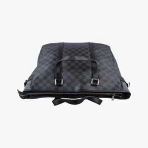 Pre-owned Louis Vuitton Tadao Noir Damier Graphite N51192 shoulderbag | stylenewstar