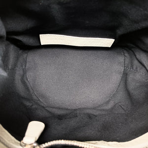Pre-owned Balenciaga Le Cagole White lambskin  shoulderbag | stylenewstar