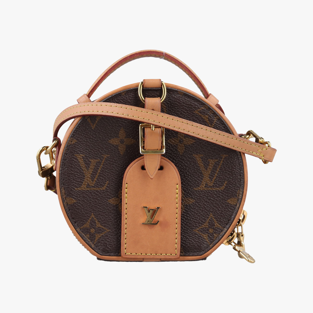 Pre-owned Louis Vuitton BOITE CHAPEAU Brown Monogram Canvas M44699 shoulderbag | stylenewstar
