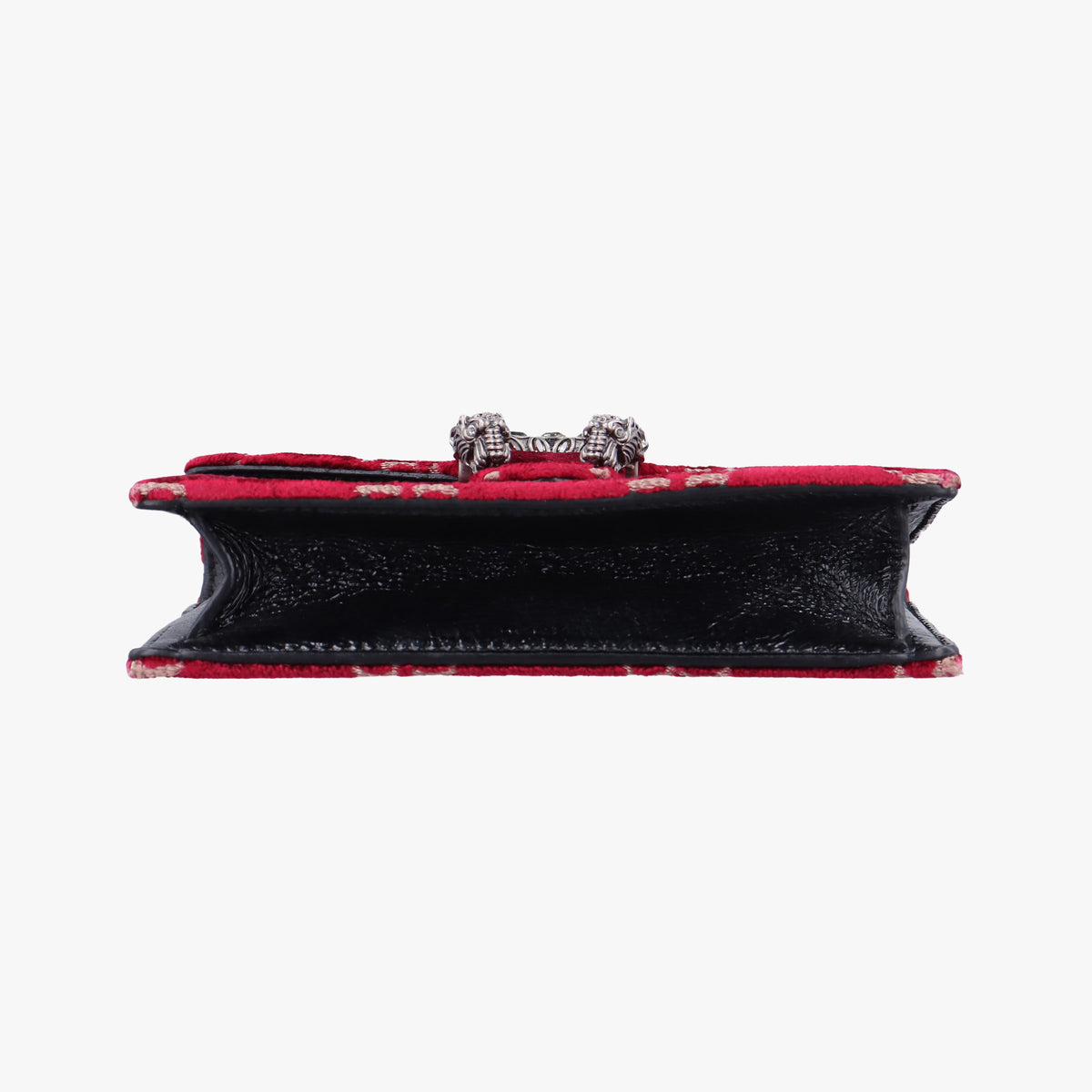 Pre-owned Gucci Dionysus Red×Black velour 476432 shoulderbag | stylenewstar