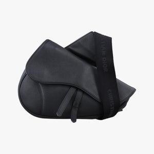 Secondhand Christian Dior saddle Black leather  bum bag/waist bag | stylenewstar