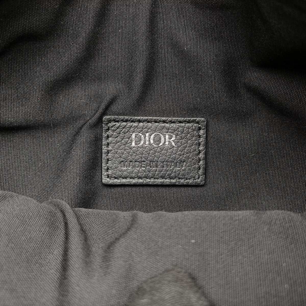 Secondhand Christian Dior saddle Black leather  bum bag/waist bag | stylenewstar