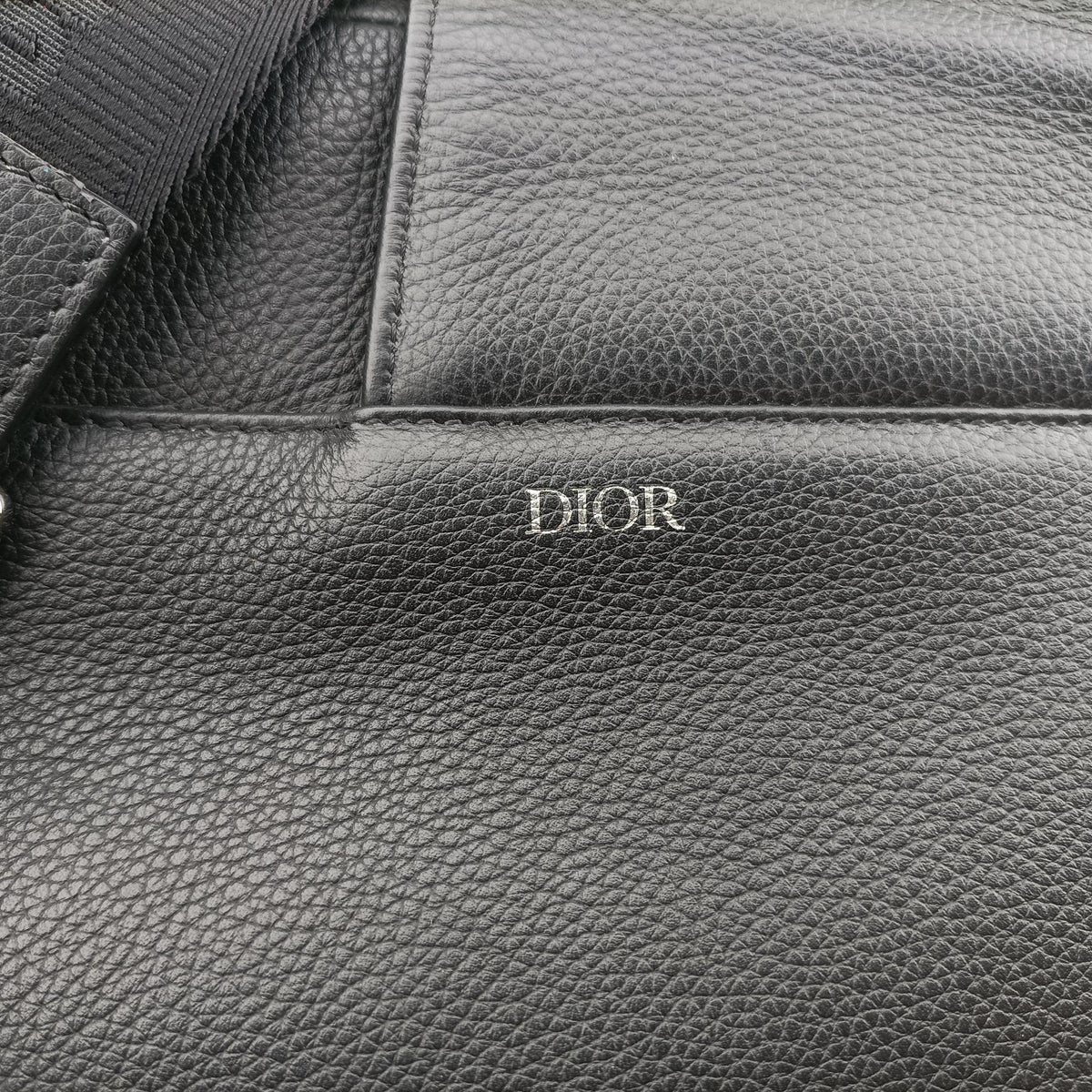 Secondhand Christian Dior saddle Black leather  bum bag/waist bag | stylenewstar