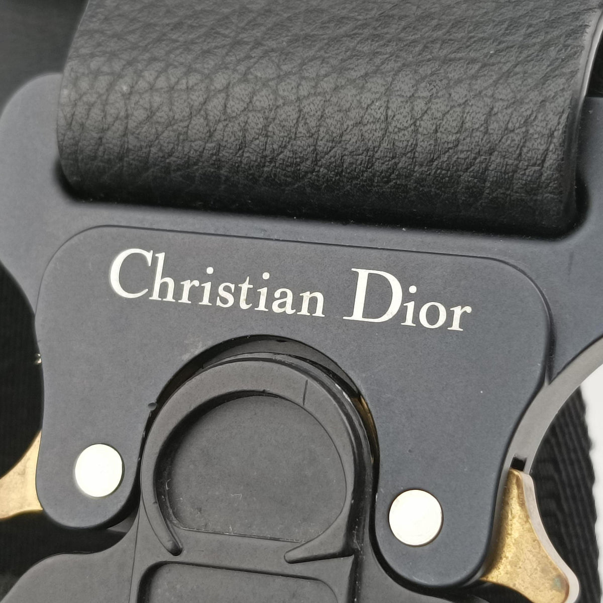 Secondhand Christian Dior saddle Black leather  bum bag/waist bag | stylenewstar