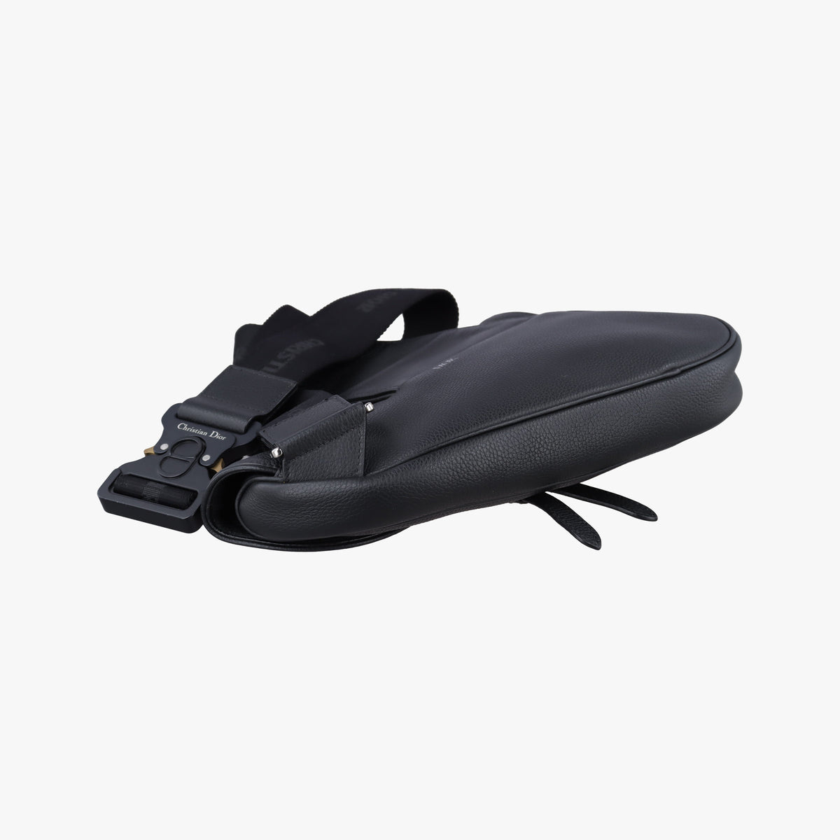 Secondhand Christian Dior saddle Black leather  bum bag/waist bag | stylenewstar