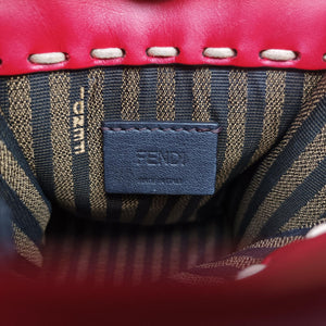 Pre-owned Fendi SUNSHINE SHOPPER Red Leather 8BS051 shoulderbag | stylenewstar