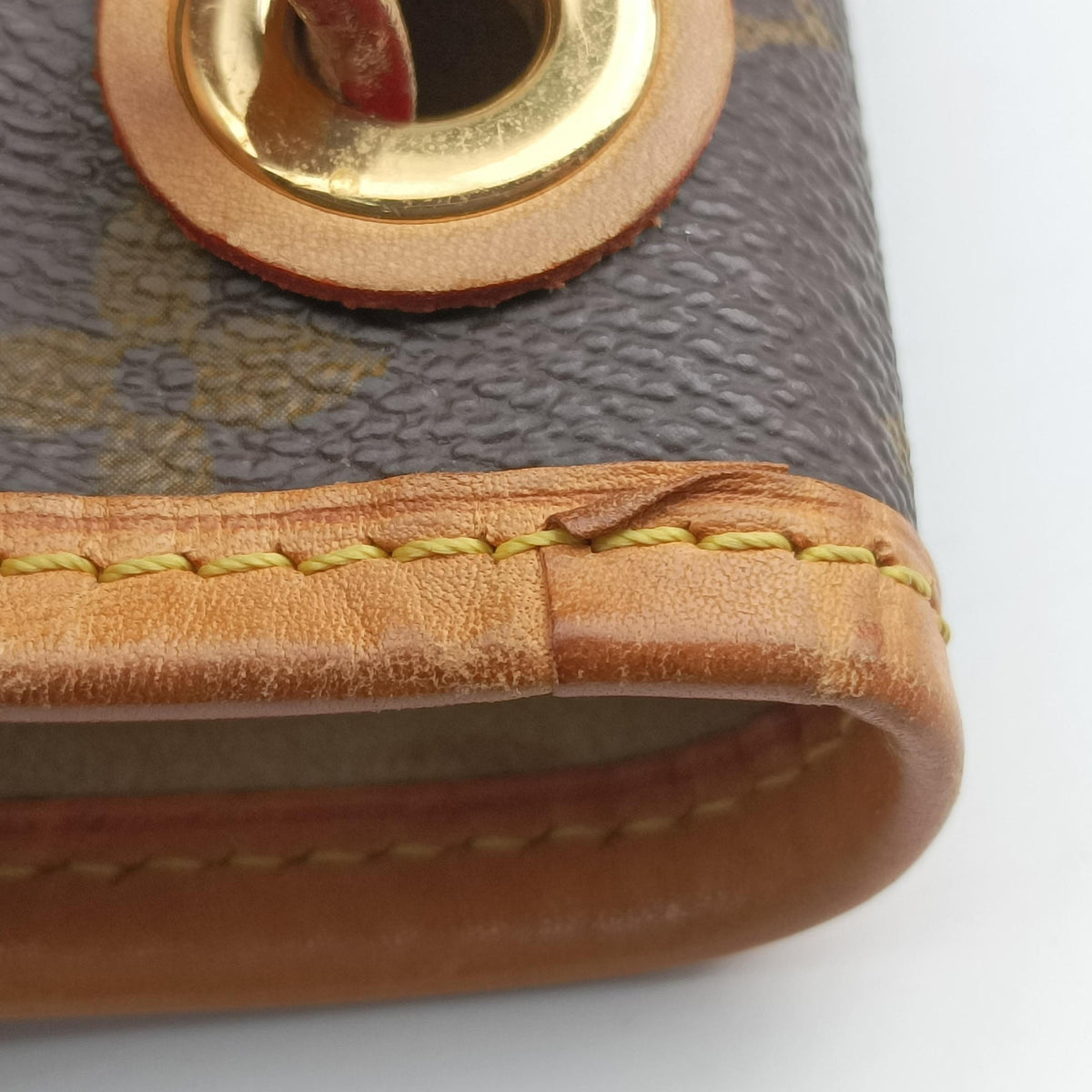 Pre-owned Louis Vuitton Neo Brown×Beige Monogram Canvas M40372 shoulderbag | stylenewstar