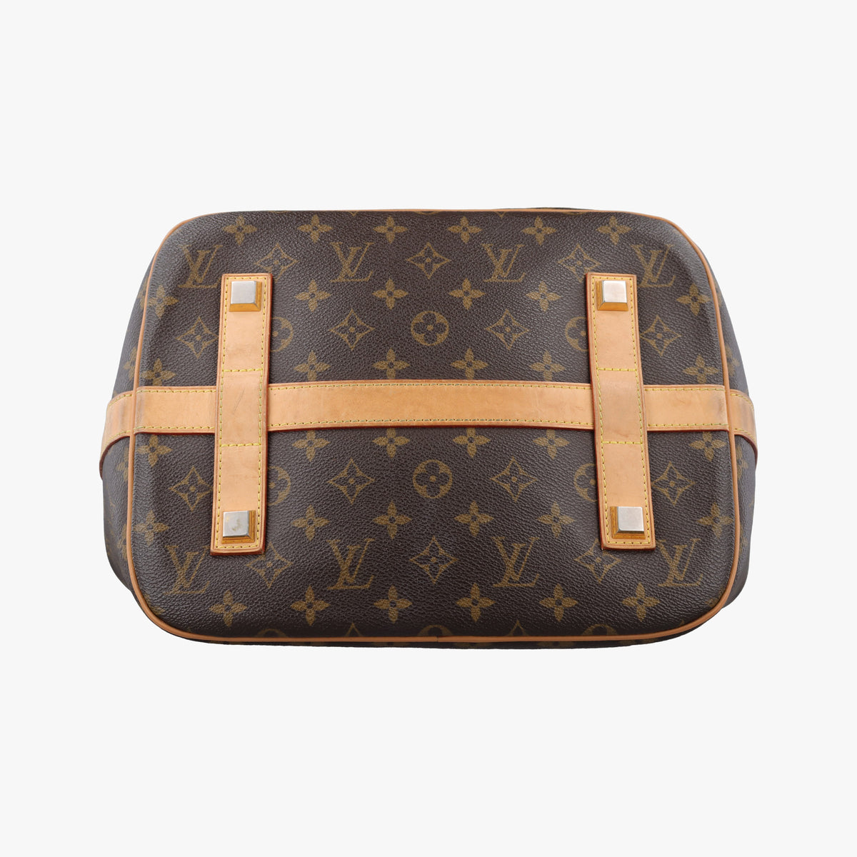 Pre-owned Louis Vuitton Neo Brown×Beige Monogram Canvas M40372 shoulderbag | stylenewstar