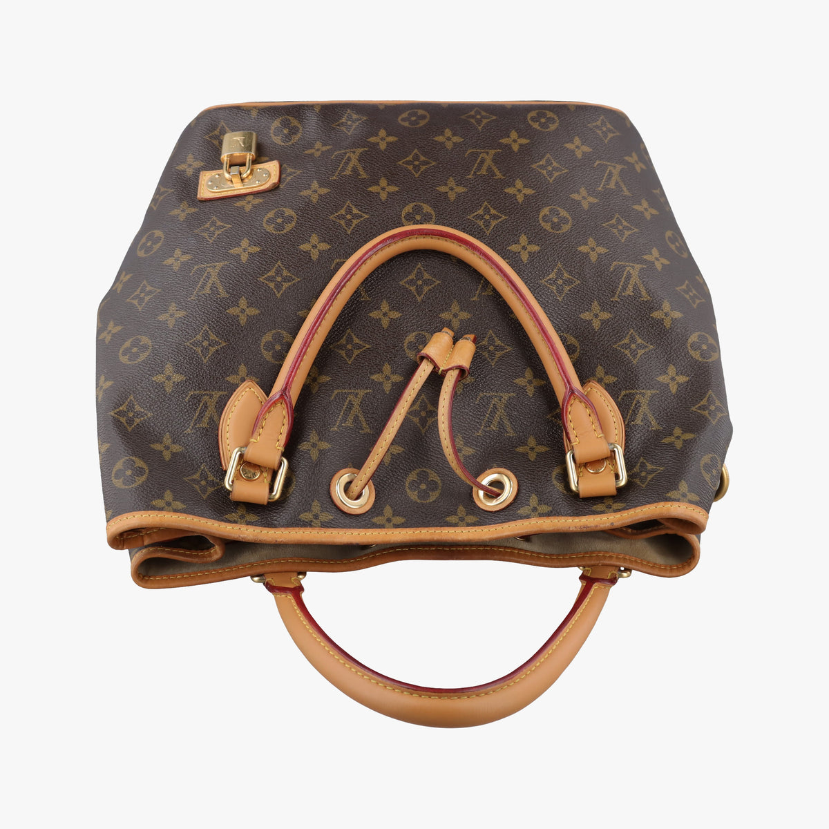 Pre-owned Louis Vuitton Neo Brown×Beige Monogram Canvas M40372 shoulderbag | stylenewstar