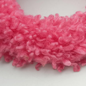 Secondhand Balenciaga Hourglass Pink wool 676384 shoulderbag | stylenewstar
