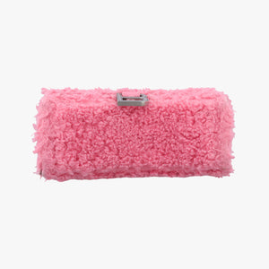 Secondhand Balenciaga Hourglass Pink wool 676384 shoulderbag | stylenewstar
