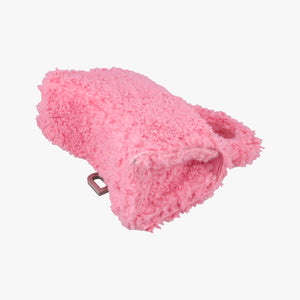 Secondhand Balenciaga Hourglass Pink wool 676384 shoulderbag | stylenewstar