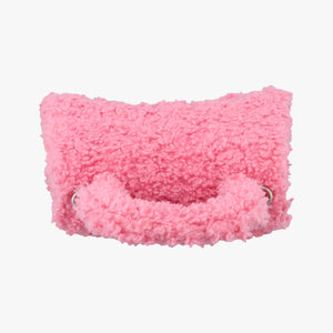 Secondhand Balenciaga Hourglass Pink wool 676384 shoulderbag | stylenewstar