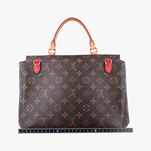 Vintage Louis Vuitton MARIGNAN Brown × Coquelicot Monogram Canvas×calf leather M44286 shoulderbag | stylenewstar