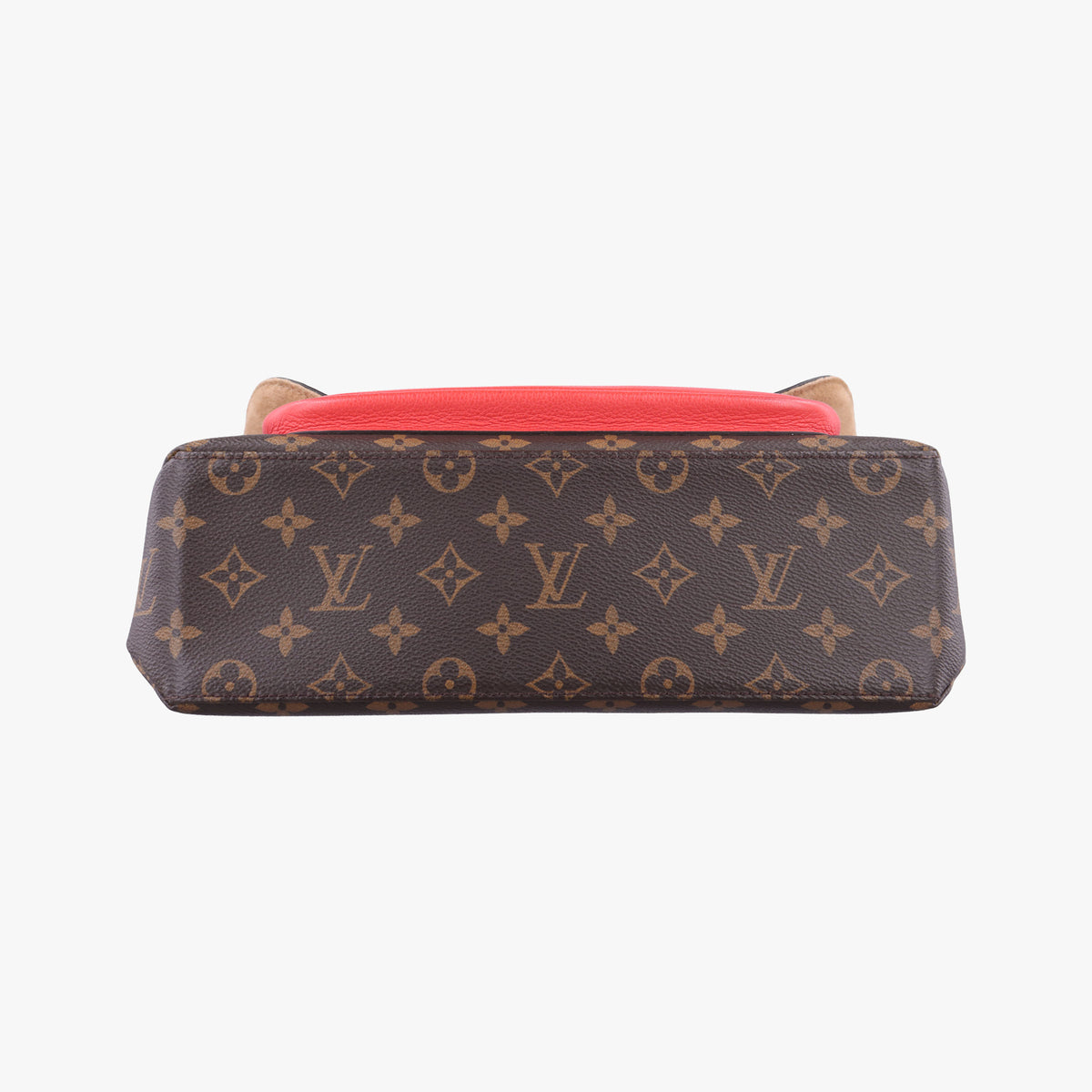 Vintage Louis Vuitton MARIGNAN Brown × Coquelicot Monogram Canvas×calf leather M44286 shoulderbag | stylenewstar