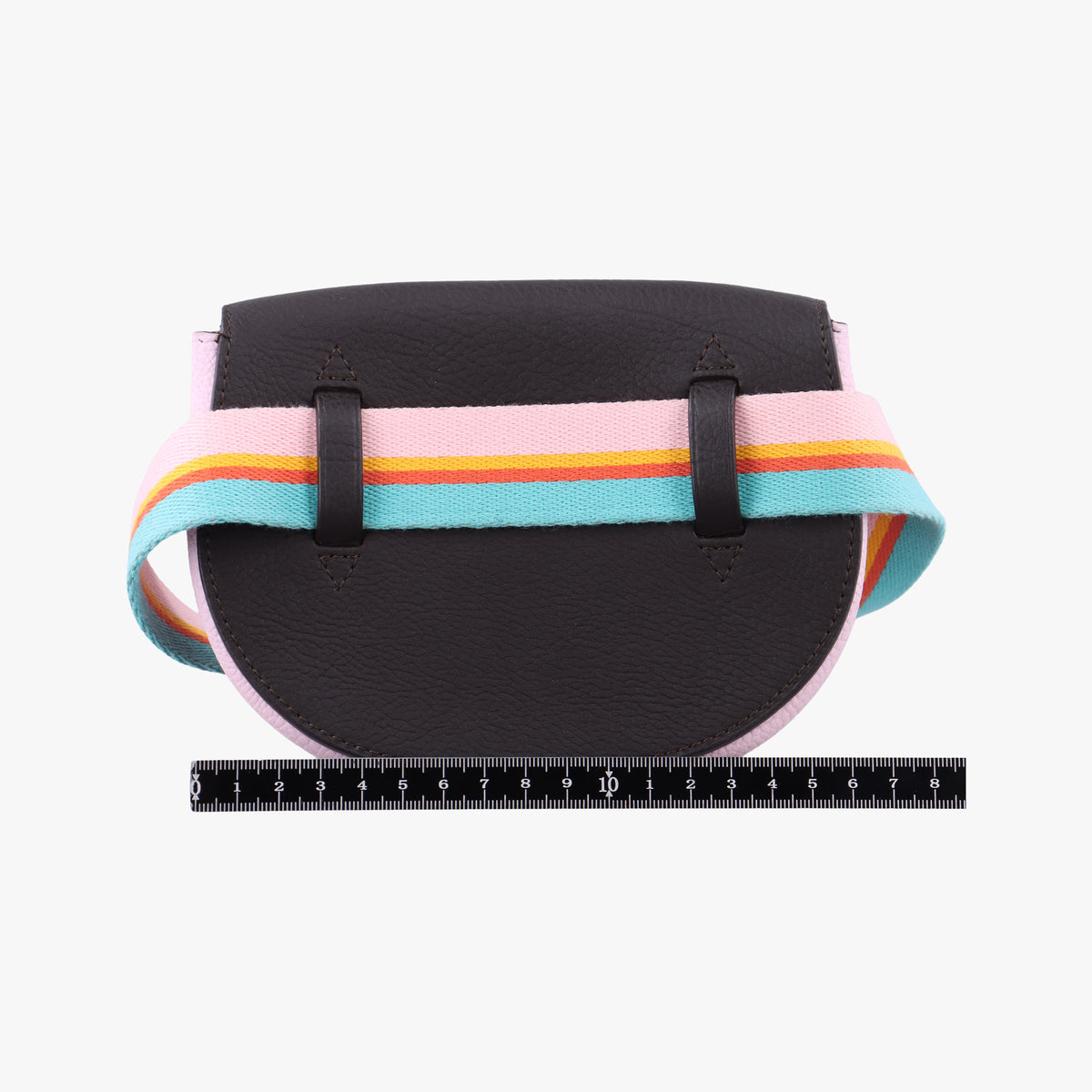 Vintage Delvaux Le Mutin Brown x Multicolor Leather  shoulderbag | stylenewstar