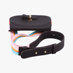 Vintage Delvaux Le Mutin Brown x Multicolor Leather  shoulderbag | stylenewstar