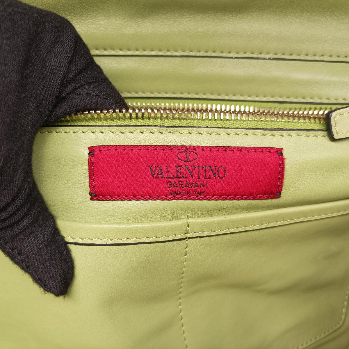 Pre-owned Valentino Rockstud Blue Denim  shoulderbag | stylenewstar