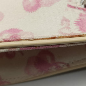 Vintage Christian Dior Trotter Cherry Blossom White×Multicolour canvas  shoulderbag | stylenewstar