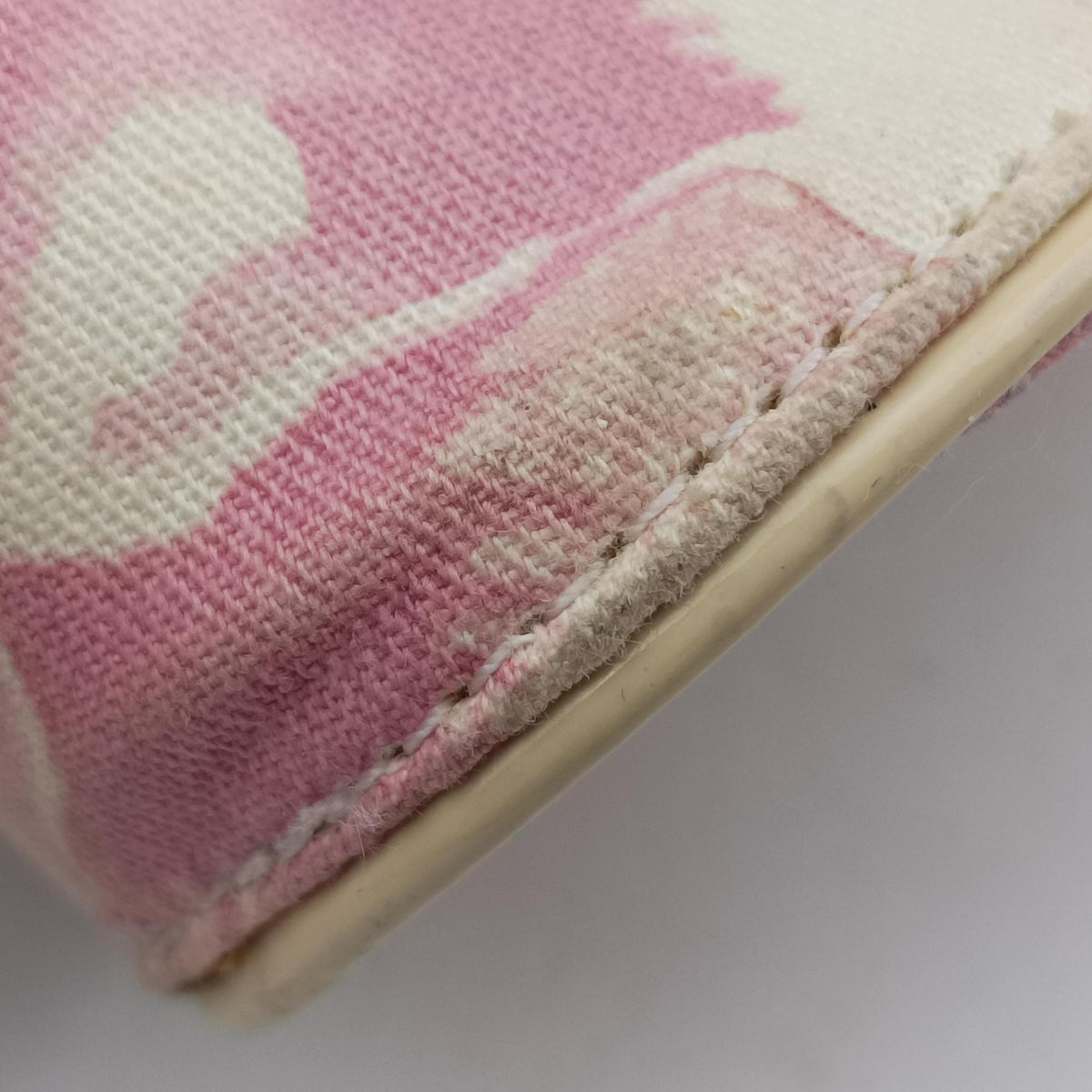 Vintage Christian Dior Trotter Cherry Blossom White×Multicolour canvas  shoulderbag | stylenewstar
