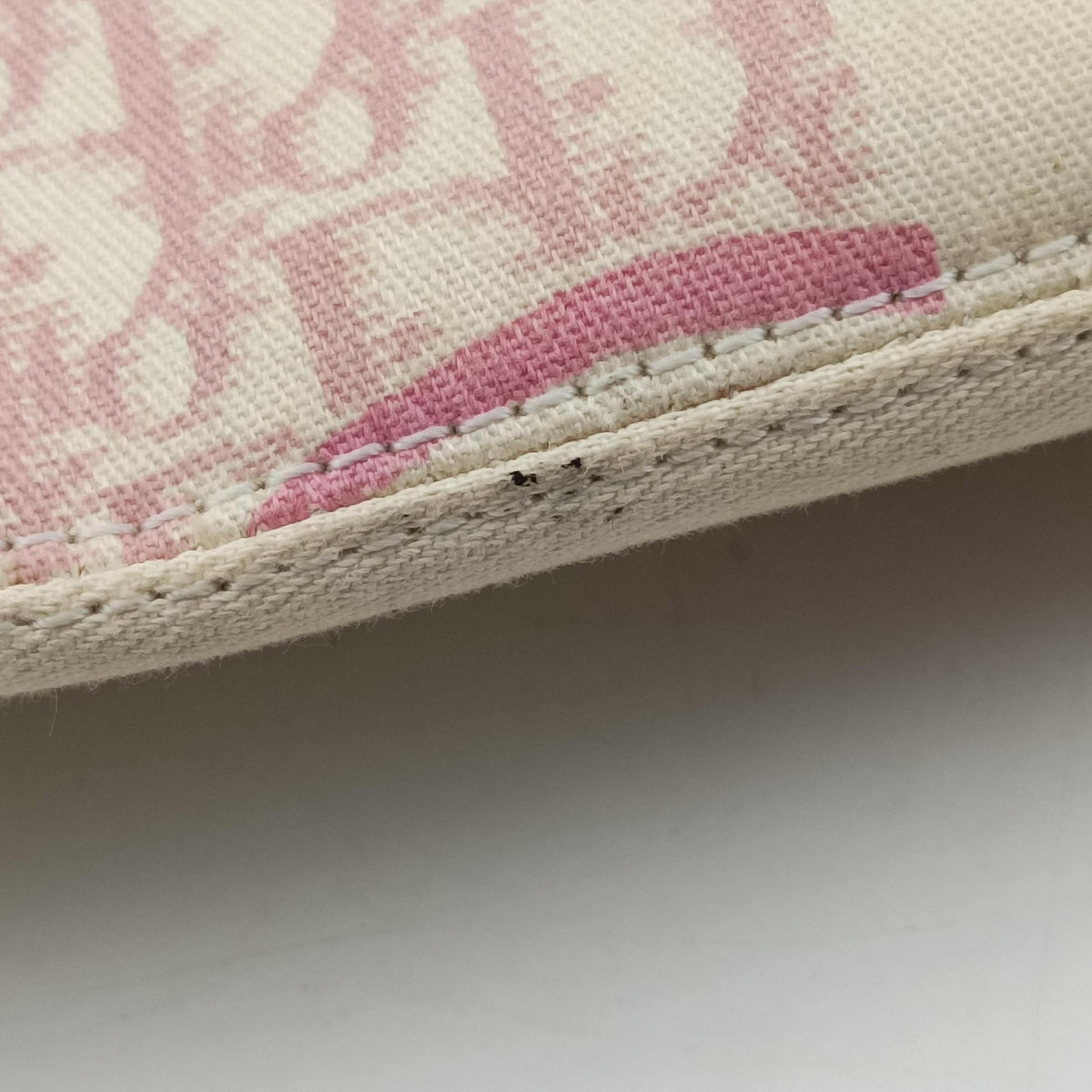 Vintage Christian Dior Trotter Cherry Blossom White×Multicolour canvas  shoulderbag | stylenewstar