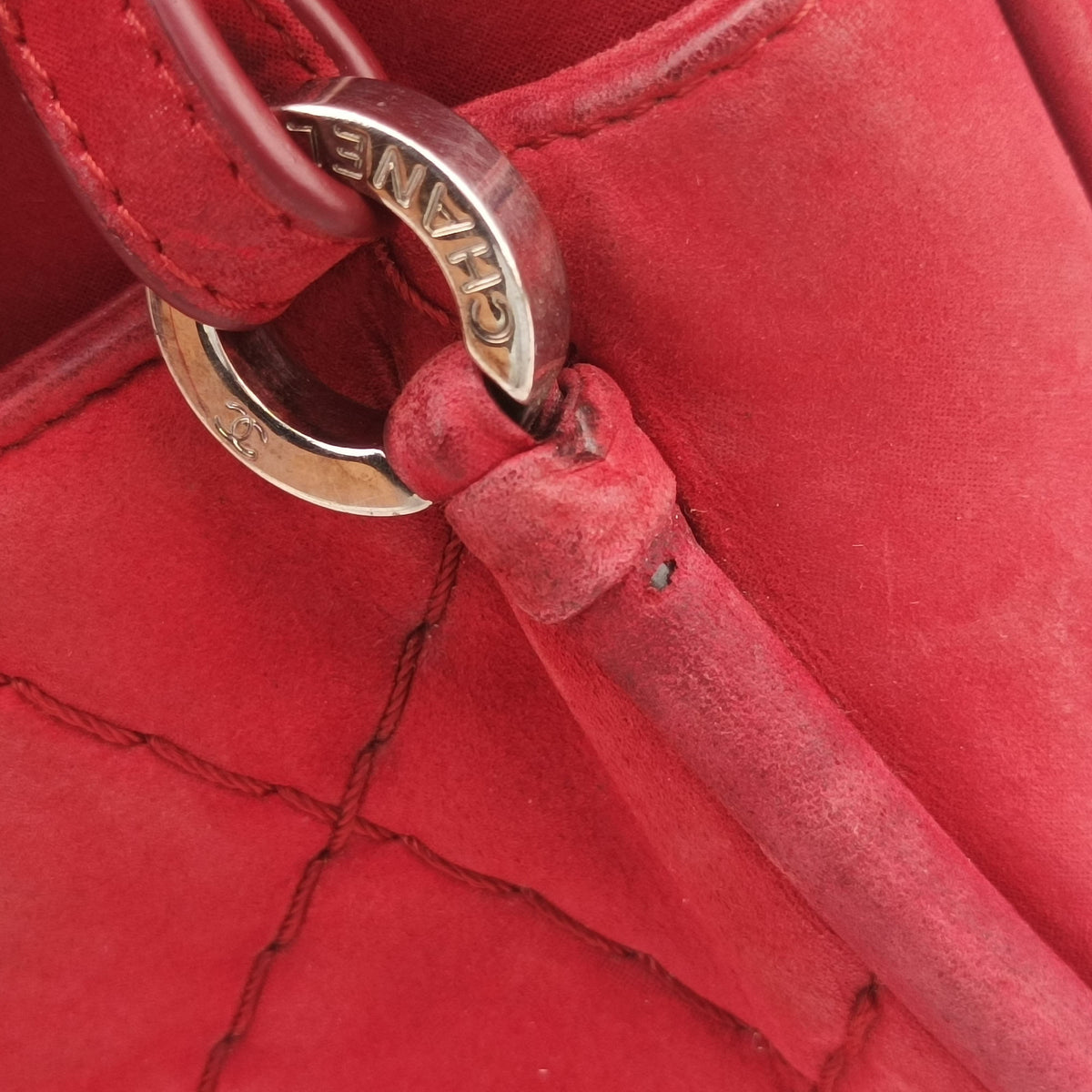 Pre-owned Chanel Wild Stitch Red Leather A67273 shoulderbag | stylenewstar