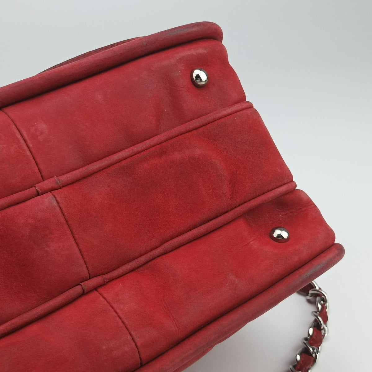 Pre-owned Chanel Wild Stitch Red Leather A67273 shoulderbag | stylenewstar