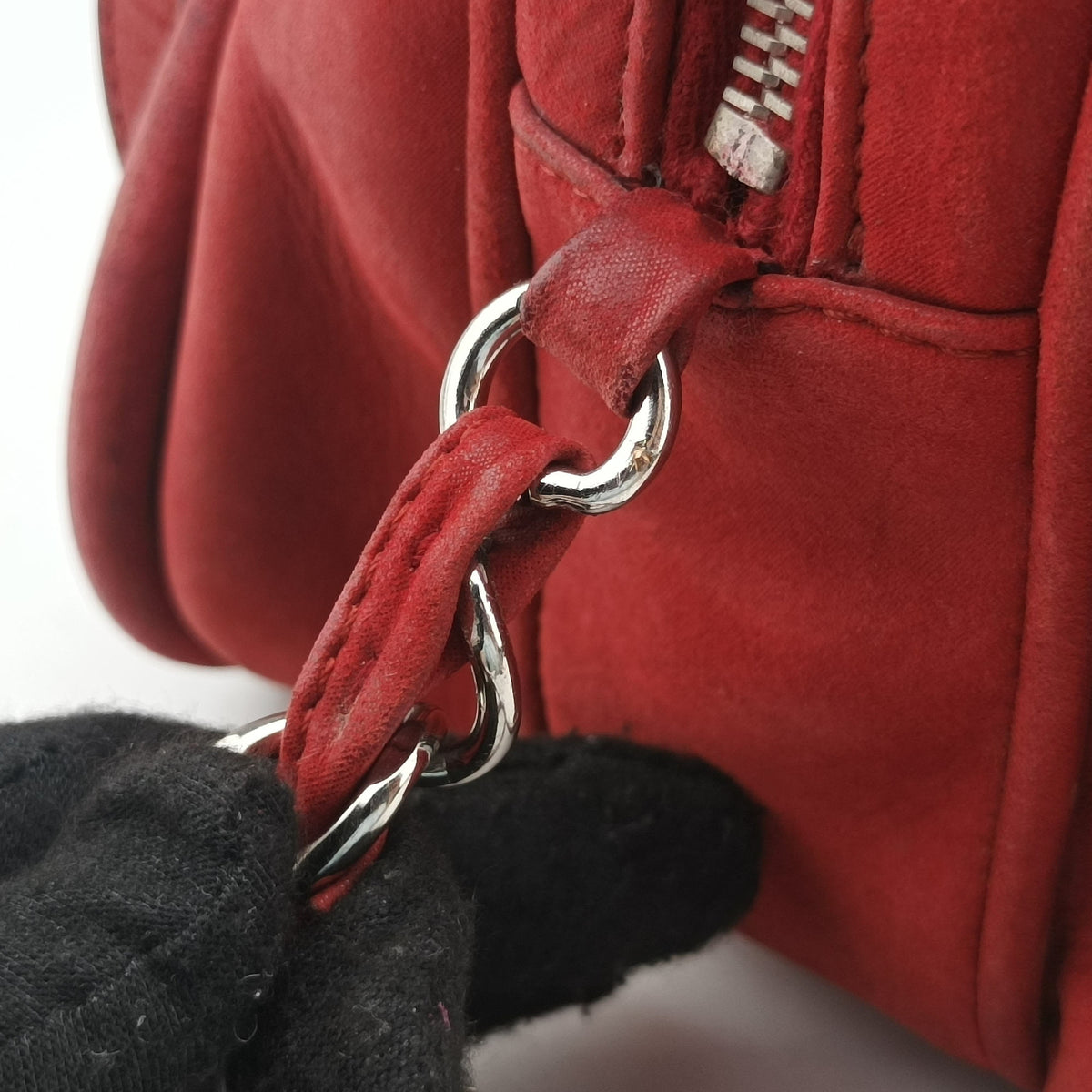Pre-owned Chanel Wild Stitch Red Leather A67273 shoulderbag | stylenewstar