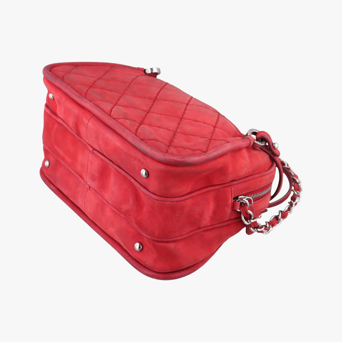 Pre-owned Chanel Wild Stitch Red Leather A67273 shoulderbag | stylenewstar